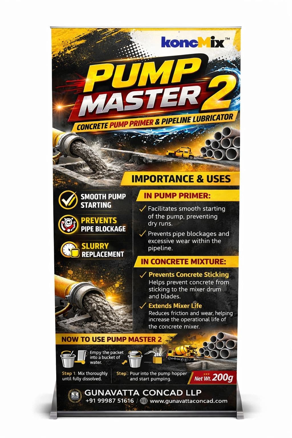 PumpMaster 2 — Concrete Pump Primer